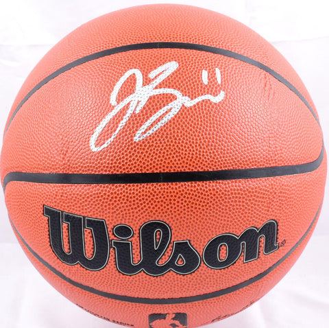Jalen Brunson Autographed Official NBA Wilson Basketball-Beckett W Hologram