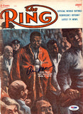Archie Moore Autographed Signed The Ring Magazine Cover PSA/DNA #S48875
