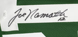 Joe Namath Signed Custom Green Pro Style Football Jersey JSA