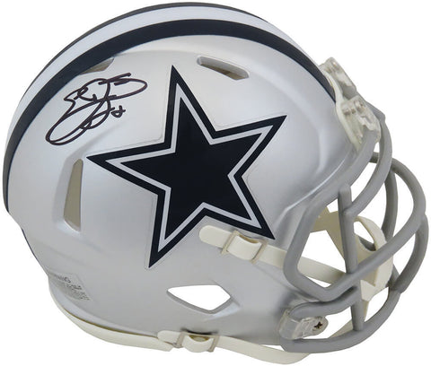 Emmitt Smith Signed Dallas Cowboys Riddell Speed Mini Helmet - (SCHWARTZ COA)