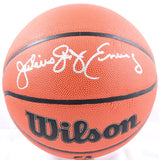 Julius Erving Autographed NBA Wilson Basketball-Beckett W Hologram *Silver