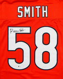 Roquan Smith Autographed Orange Pro Style Jersey- Beckett Authenticated