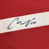 Autographed/Signed CARLI LLOYD Red Team USA Soccer USWNT Jersey JSA COA Auto