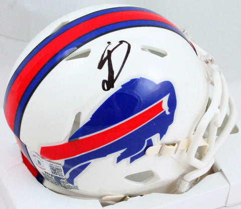 Stefon Diggs Autographed Buffalo Bills 2021 Speed Mini Helmet-Beckett W Hologram