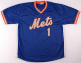 Mookie Wilson Signed Mets Jersey (JSA COA) New York Mets Hall of Fame / Game 6