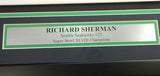 SEAHAWKS RICHARD SHERMAN AUTOGRAPHED FRAMED WHITE NIKE JERSEY RS HOLO 97703