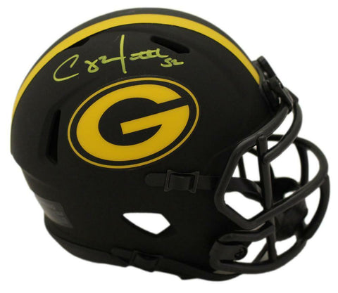 Clay Matthews Autographed Green Bay Packers Eclipse Mini Helmet JSA 36248