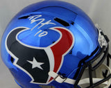 DeAndre Hopkins Autographed F/S Houston Texans Chrome Helmet- JSA W Auth *White
