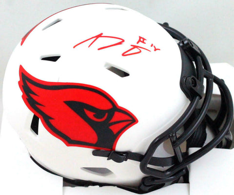AJ Green Autographed Cardinals Lunar Speed Mini Helmet- Beckett W *Red