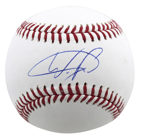Rays Wander Franco Authentic Signed Oml Baseball Autographed JSA Signature Debut
