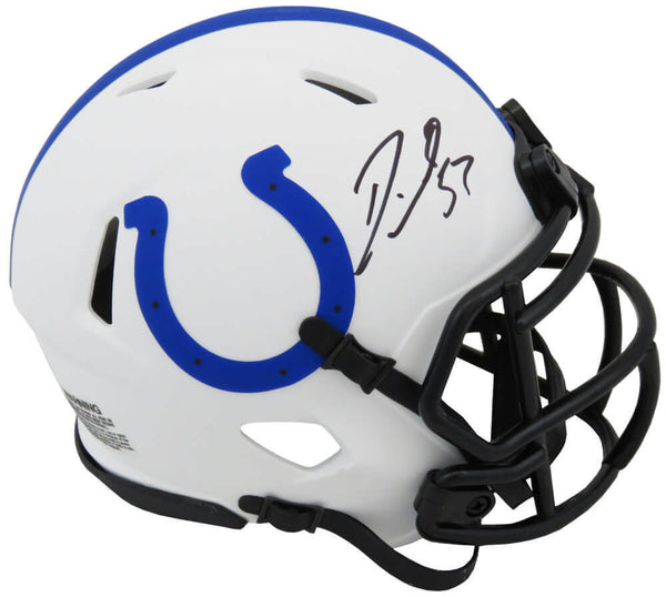 Darius Leonard Signed Colts Lunar Eclipse Riddell Speed Mini Helmet - (SS COA)