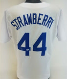 Darryl Strawberry Signed Los Angeles Dodgers Jersey (PSA COA) 8xAll-Star O.F.