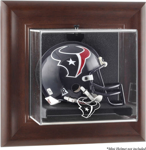 Texans Brown Frame Mini Helmet Display Case - Fanatics