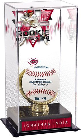 Jonathan India Reds 2021 NL Rookie of the Year Display Case w/Image