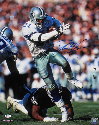 Cowboys Deion Sanders Authentic Signed 16x20 Photo Vertical BAS Witnessed 2