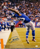 Odell Beckham Autographed 16x20 One Hand Catch Vertical Photo- JSA Authenticated