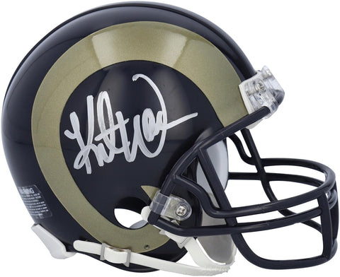 Kurt Warner St. Louis Rams Signed Throwback 2000 2016 VSR4 Mini Helmet