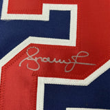 Autographed/Signed ANDRUW JONES Atlanta Blue Baseball Jersey JSA COA Auto