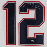 FRMD Tom Brady New England Patriots Signed White 2022-Present Nike Elite Jersey