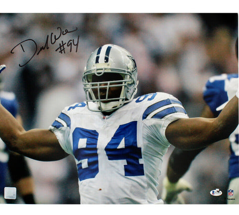 Demarcus Ware Signed Dallas Cowboys Unframed 16x20 Photo - Arms Stretched Out