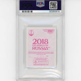 Graded 2018 Panini World Cup KYLIAN MBAPPE #197 Stickers Pink Rookie Card PSA 10
