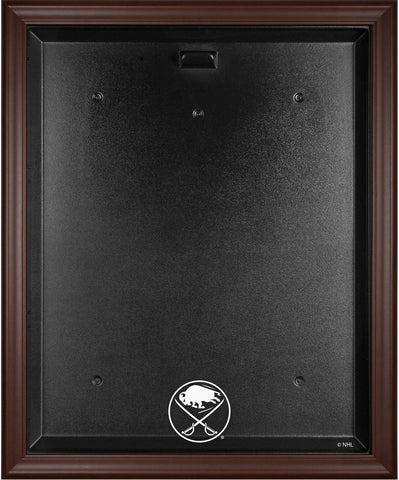 Buffalo Sabres (2020-Present) Brown Framed Logo Jersey Display Case