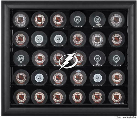 Tampa Bay Lightning 30-Puck Black Display Case - Fanatics