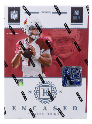 2019 Panini Encased First Off The Line Football Card Hobby Box
