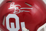 Brian Bosworth Autographed OU Sooners Speed Mini Helmet-Beckett W Holo *Silver