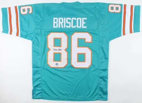 Marlin Briscoe Signed Miami Dolphins Jersey (Pro Player Holo) 1970 Pro Bowl W.R.