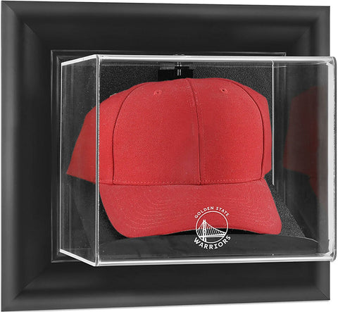 Golden State Warriors Black Frmd Wall-Mountable (2019-Present) Logo Cap Case