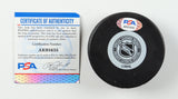 Jeremy Roenick Signed Philadelphia Flyers Logo Hockey Puck (PSA COA) 513 Goals
