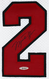 Bulls Michael Jordan Authentic Signed White 1997-98 Nike Jersey UDA #BAH44402