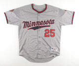 Jim Thome Signed Minnesota Twins Custom Style Jersey (Beckett) 612 HRs