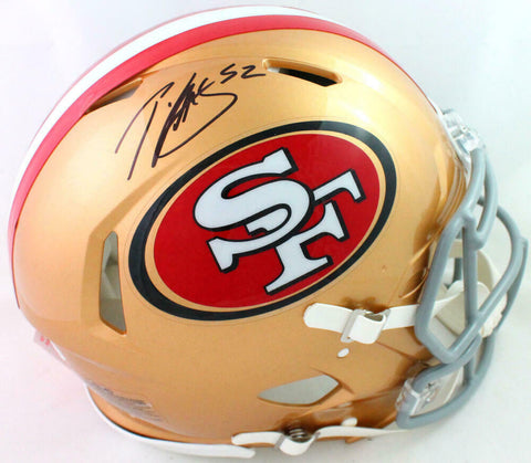 Patrick Willis Autographed 49ers Speed Authentic F/S Helmet- Beckett W *Black