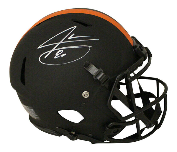 Jarvis Landry Signed Cleveland Browns Authentic Eclipse Speed Helmet BAS 30070