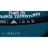BRENT BURNS Autographed San Jose Sharks Authentic Teal Adidas Jersey FANATICS