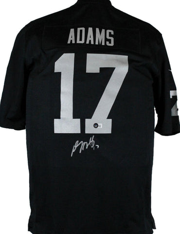 Davante Adams Autographed Las Vegas Raiders Black Nike Game Jersey-BeckettW Holo
