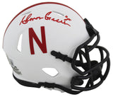 Nebraska Ahman Green Authentic Signed Lunar Speed Mini Helmet BAS Witnessed