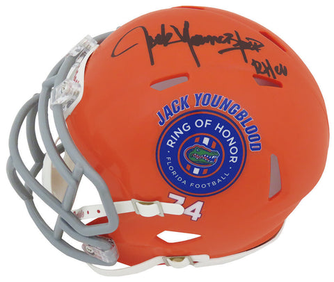 Jack Youngblood Signed Florida Ring of Honor Riddell Mini Helmet w/RH'06 -SS COA
