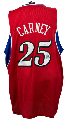 Rodney Carney Signed Philadelphia 76ers Custom NBA Jersey (Beckett Hologram)
