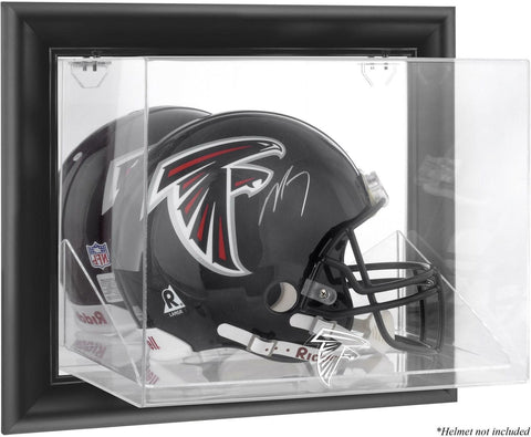Falcons Framed Wall- Helmet Display - Black - Fanatics