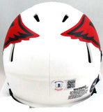 Emmitt Smith Autographed Cardinals Lunar Speed Mini Helmet- Beckett W Hologram
