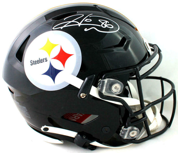 Hines Ward Autographed Steelers F/S SpeedFlex Authentic Helmet- Beckett W *White