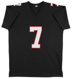 Michael Vick Authentic Signed Black Pro Style Jersey Autographed BAS Witnessed