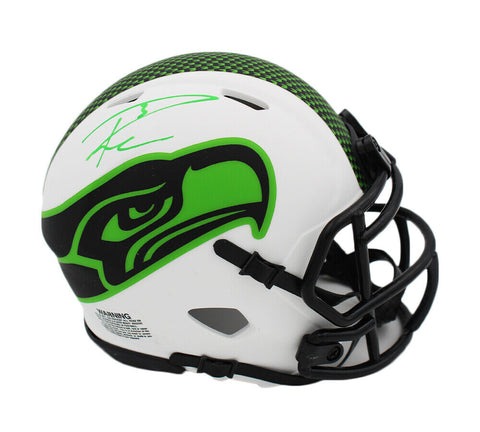 Russell Wilson Signed Seattle Seahawks Speed Lunar NFL Mini Helmet
