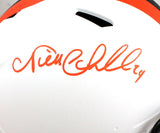 Nick Chubb Signed Browns F/S Lunar Speed Authentic Helmet- Beckett W Hologram