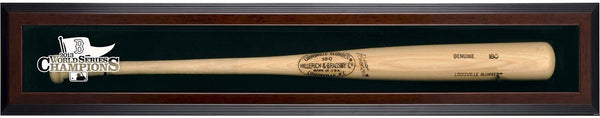 Red Sox 2013 World Series Champions Brown Framed Single Bat Case-Fanatics