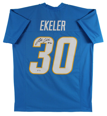 Austin Ekeler Authentic Signed Powder Blue Pro Style Jersey PSA/DNA Itp