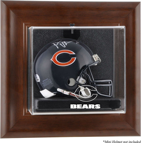 Chicago Bears Mini Helmet Display Case - Brown - Fanatics